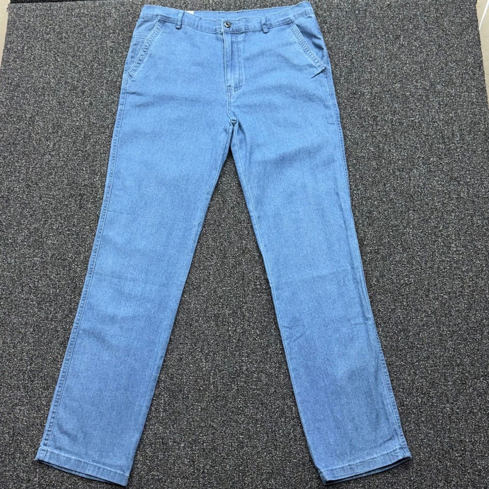 Jett Jeans Straight Fit Denim Pants Mens L/34L Light Blue NEW
